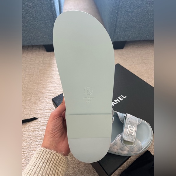 Chanel Ve Velour Dad Sandal size 39 - Picture 9 of 9